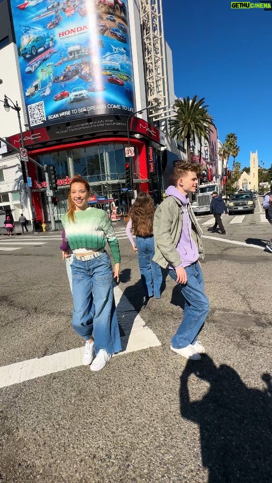 Merrick Hanna Instagram - Obsessed! Stopping traffic on Hollywood Blvd with @itstriplecharm 🔥