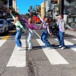 Merrick Hanna Instagram - This is how you cross Hollywood Boulevard ☄️😆🔥 #reels #fireball #explorepage #dance #viral #trending
