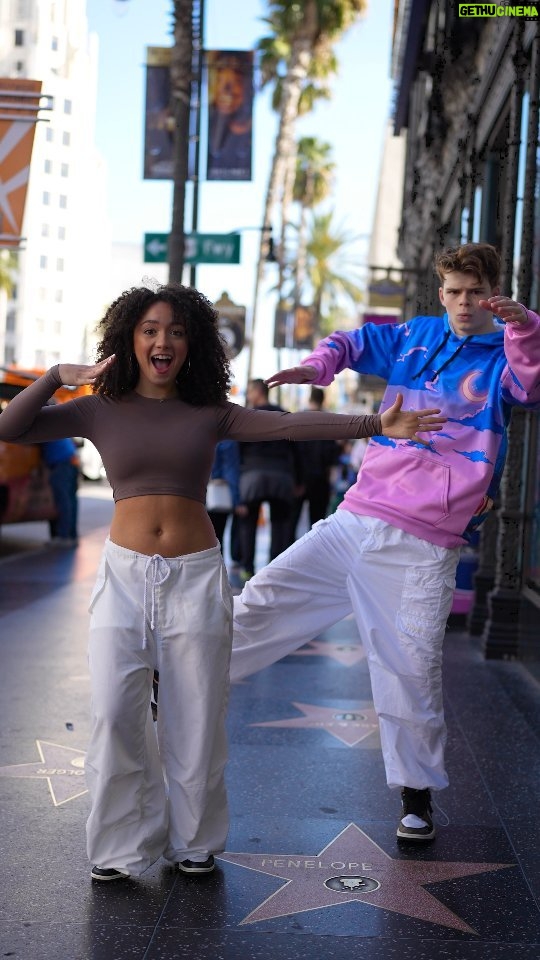 Merrick Hanna Instagram - Hollywood Blvd! 🔥 @merrickhanna & @soleyliboy 🔥