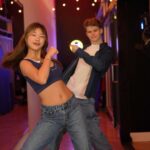 Merrick Hanna Instagram - Ya Girlfriend! Throwback Groove with @caitlinkim.official 🔥