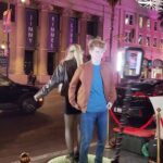 Merrick Hanna Instagram – Behind the scenes on Hollywood Blvd with @indistar 🪩 #bts (Thanks @jenzkia.entertainment )