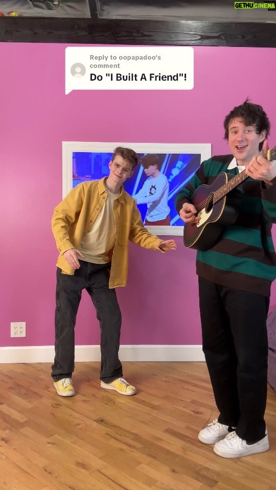 Merrick Hanna Instagram - Who remembers this from AGT? It was so much fun to see @alecbenjamin again after 6 years!