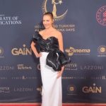 Meryem Uzerli Instagram – @htfdlosangeles 🎥 🇹🇷 ❤️ 🇺🇸 what a wonderful event, what a beautiful Second evening, today in #losangeles organized by the great @barbarostapan and his amazing team ❤️ today we had the honor to watch the world premiere of the first episode / second season of the show ‚Sahsiyet‘. The outstanding actor Haluk Bilginer won an Emmy for his incredible performance Congratulations to @gain who’s airing this fantastic show 🙏🏻 
Dress @nourfathallah ❤️ Los Angeles, California