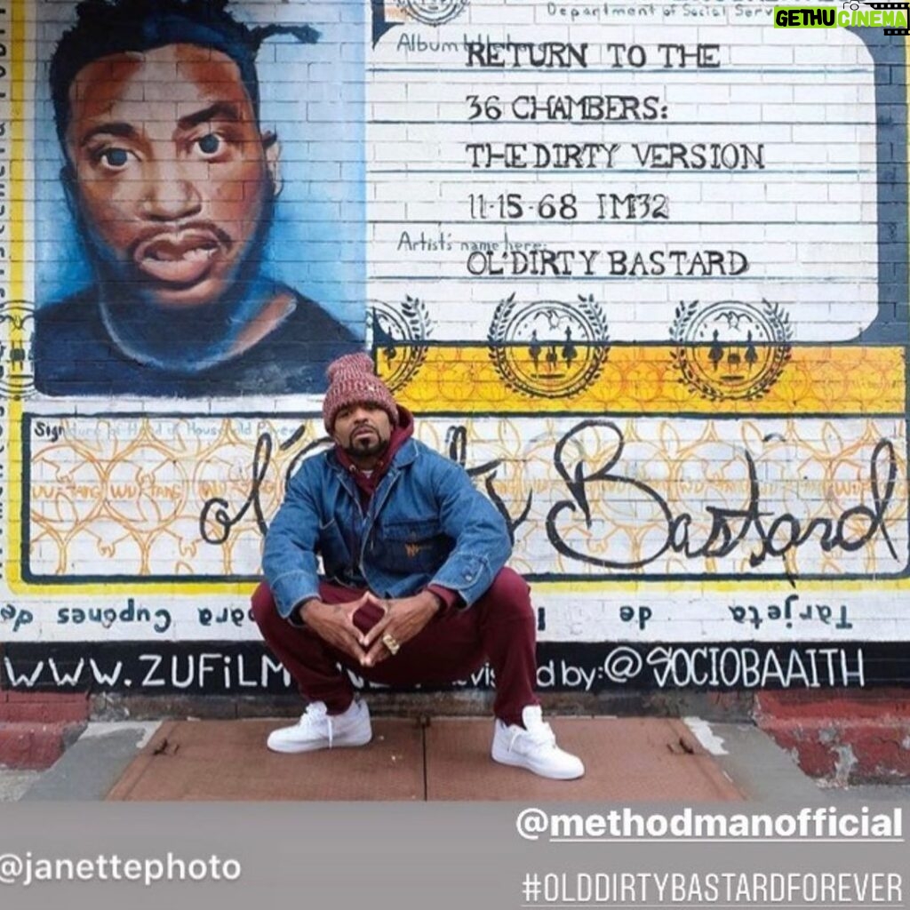 Method Man Instagram - @janettephoto @iamaprilwalker @walkerwear shoutout to the legendary Milk D AudioTwo @oldirtybastardlegacy