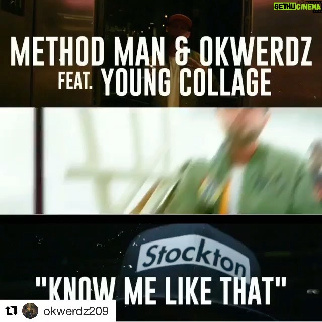 Method Man Instagram - My guy @okwerdz209 caught a lick ft. Urs truly #Repost @okwerdz209 with @get_repost ・・・ We live! @methodmanofficial @okwerdz209 & @youngcollage "Know Me Like That" Music Video is now online! Watch the FULL Video at Youtube.com/Okwerdz or just click the link in my bio! This is by far the dopest milestone & highest honor of my career thus far so if you've ever rocked with me in any capacity this would be what I really need yall to support more than anything else by sharing & running these views up! After the video you can Buy "KMLT" on iTunes & Stream it on all platforms straight from my bio! Big love to everyone involved and watching, let's do this!