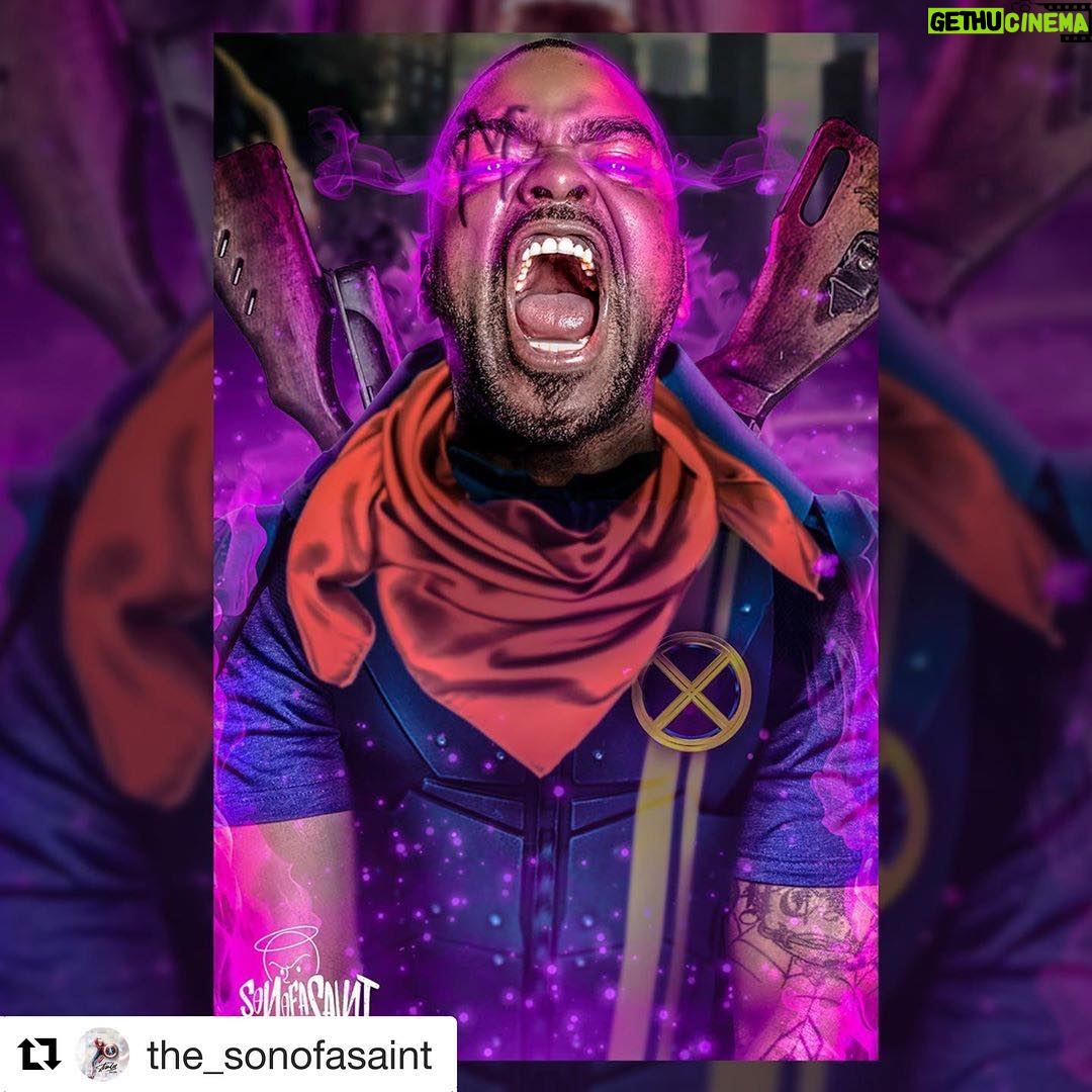 Method Man Instagram - Thanx @the_sonofasaint this is 🔥🔥@marvel #mcu #lucasbishop #xmen
