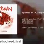 Method Man Instagram – Just showing the young’ns, I can flow on any track… I do this son!!! #methlab2 link in bio! Shoutout @theprettyblanco gr8 job sir..