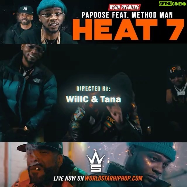 Method Man Instagram - 🚨1pm🚨 @papoose @methodmanofficial on @worldstar DIR By- @willc_streetheat @tanastreetheattv DP- @richie_4k Edited by- @_ljayprod Crew @therealkingflo360 @juice.waynee @lbizzel_streetheat Produced by @stan_da_man_bkny S/O to the king pin @dany2times Peace to my bro’s @krysx4 @edubbdaproducer Studio @uptownshots Management @snapsnyc 🚀 Legendary