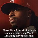 Metro Boomin Instagram - Superheroes shaped the life of @metroboomin, born Leland Tyler Wayne. He fondly remembers family trips with his mother and his four siblings to see the newest Marvel releases as soon as they’d hit the theaters. It’s also a theme that’s framed much of the 30-year-old producer’s robust discography; when he’s not creating chart-topping hits for the likes of Drake, Kanye West and Migos, he’s leaned into the supernatural on his two albums, “Not All Heroes Wear Capes” and “Heroes & Villains,” both of which debuted at No. 1 on the Billboard 200 in 2018 and 2022, respectively. Fresh off the success of “Heroes & Villains,” Sony Pictures called him up to offer what every Marvel-head dreams of: the opportunity to contribute to the studio’s then-upcoming summer blockbuster, the animated sequel “Spider-Man: Across the Spider-Verse.” What started as a request for Metro to work on a few songs for the project blossomed into a role as the soundtrack’s executive producer — along with a cameo role voicing his own character in the multiverse, the Metro Spider. “Even from age 13, I’ve always dreamed about doing a soundtrack, and a score,” he said. @metroboomin sat down with The Times’ @kenandraughorne Get the full story at the link in @latimes_entertainment’s bio. 📸 @_carlosjaramillo_ #spiderman #acrossthespiderverse