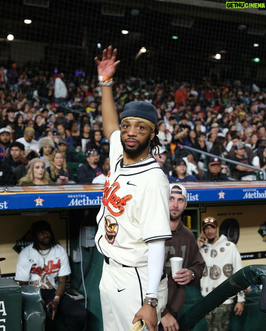 Metro Boomin Instagram - Metro McGwire I might need a 10-day with the @cardinals!! Shoutout @cactusjackfoundation putting on a great game for a great cause!! 🥎🏟️