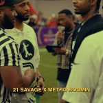 Metro Boomin Instagram - The @21savage vs. @metroboomin flag football game brought out the stars ⭐