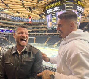 Michael Bisping Instagram - Had the pleasure of a long sit down with @tomaspinallofficial ahead of his world title fight at Madison Square Garden. Full thing on my YouTube channel in the morning