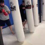 Michael Bisping Instagram - Lucas killing it on the bags. Second one in line with the Nike shorts on. @theden_trainingcenter Yorba Linda, Ca