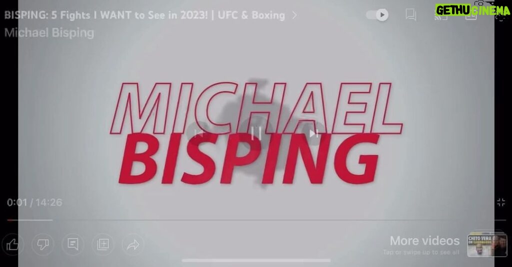 Michael Bisping Instagram - Link in my story for the full video. Or search michael bisping on YouTube.