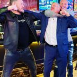 Michael Bisping Instagram - Always a great experience at @barrysprime Big thanks to @chefbarryb and @richardwilk for always looking after @lionheartasmith and I. Oh and that Derek the owner of @circalasvegas getting to grips with us both 😂 Fremont Street Experience
