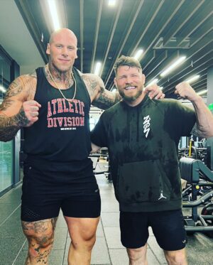 Michael Bisping Instagram - Great Sunday workout with this legend of a man @martynfordofficial Epic workout, great laughs and a good talk. Awesome to be working with him and the incredible cast and crew on this production here in Bulgaria.