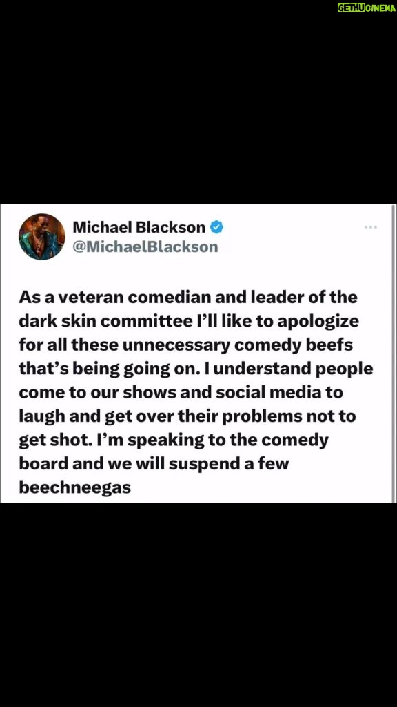 Michael Blackson Instagram - Tag every comedian that needs to be suspended lol