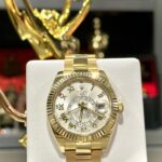 Michael Blakey Instagram - Timepiece Thursday ! How gorgeous is this ? Yesterday I visited @happyjewelers in OC and was amazed to see their incredible selection of watches and jewelry. So guess what … I couldn’t help myself and left with this beauty :) Thanks Gabe and Danny for the wonderful welcome and fabulous service. You’ll see much more of these guys very soon … ~~~~~~~~~~ In it to win it ! ~~~~~~~~~~ #producermichael #inittowinit #watch #wristgame #rolex #skydweller #patekphilippe #audemarspiguet #richardmille #greatdeals Beverly Hills, California