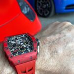 Michael Blakey Instagram - Timepiece Thursday ! Rolls, Ferrari or RM ? A big thanks to @wristaficionado for making my garage more fun ! ~~~~~~~~~~ In it to win it ! ~~~~~~~~~~ #producermichael #inittowinit #watch #richardmille #rolex #patekphilippe #audemarspiguet #wristgame #patek @ferrari #rollsroyce #rm11 #bigboytoys Beverly Hills, California
