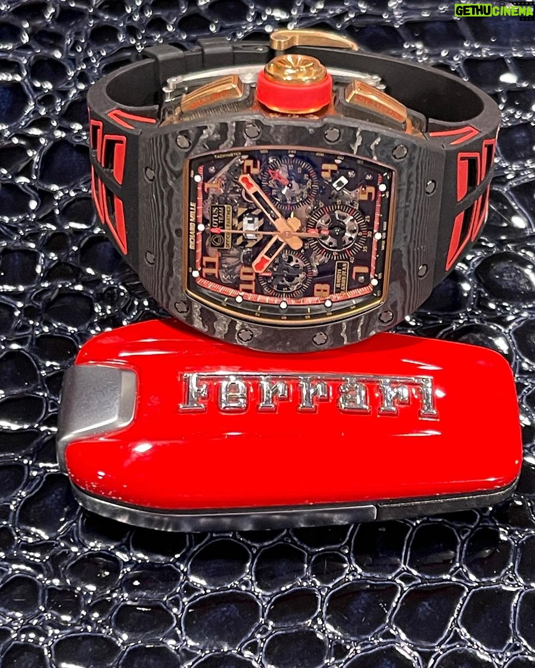 Michael Blakey Instagram - What do you think about this Richard Mille RM11 Romain Grosjean Lotus F1 Edition, not only is it gorgeous, but it’s also an incredible investment … If you’re looking for a great investment watch or just something beautiful for your wrist, checkout @wristaficionado for the very best deals - I did ! Wishing everyone a fantastic weekend … ~~~~~~~~~~ In it to win it ! ~~~~~~~~~~ Beverly Hills, California
