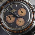 Michael Blakey Instagram – How cool is this ?
Bringing back some of the past !
Once again @artisansdegeneve have created a thing of beauty. They have taken a #Rolex Daytona and sent it back in time. Their craftsmen sent the dial to the Azores for 10 weeks to allow it to naturally age and develop a unique patina. 
It features handcrafted finishing: vintage polishing, Geneva Stripes and hand-beveling of the movement.
They call it #Rusty
~~~~~~~~~~
In it to win it !
~~~~~~~~~~
Personalized by Artisans de Genève, who are not affiliated or authorized by ROLEX SA. A customization option available solely for private individuals who own a Rolex®️ and only for their private use. Geneva, Switzerland