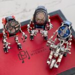 Michael Blakey Instagram - Motivational Monday ! Which one of these amazing @jacobandco works of art would you choose? How about these Robotoy watch stands I just got from @iflwatches , and thanks to @racetag76 for the beautiful tray… ~~~~~~~~~~ In it to win it ! ~~~~~~~~~~ Beverly Hills, California