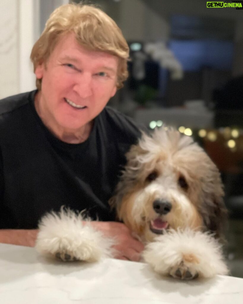 Michael Blakey Instagram - Humphrey and I wish everyone a fantastic weekend! Please always treat your pet like family and only feed them top quality foods … I highly recommend @doctorharveys natural foods and so does Humphrey 🐶 ~~~~~~~~~~ In it to win it ! ~~~~~~~~~~ Beverly Hills, California