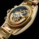Michael Blakey Instagram - What a way to end the week! Check out this incredible new release from @skeletonconceptofficial . The creation was commissioned by a professional art connoisseur who particularly affectionates @gloriagalleryparis , a contemporary art gallery in Paris. This customized Daytona’s hand polished movement has been completely crafted from 18kt gold with both satin and polished surfaces, sub-dials painted in contrasting rich racing-green and the bezel in forged carbon. This is a limited “off series” edition of just 15 pieces. Check out @skeletonconceptofficial for more information. ~~~~~~~~~~ In it to win it ! ~~~~~~~~~~ Paris, France