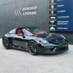 Michael Blakey Instagram - “Elevating beauty to perfection” These gorgeous custom rims from @brixtonforged have truly transformed this beautiful #992targa into a stunning piece of high performance art! Now I’m going to drive it…🌟🚗 ~~~~~~~~~~ In it to win it ! ~~~~~~~~~~ #producermichael #inittowinit #porsche #911 #992 #porschetarga #CarPerfection #CarMakeover #PerfectionOnWheels #carrera4gts #customrims Los Angeles, California