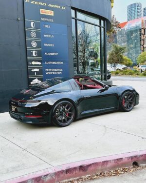 Michael Blakey Instagram - “Elevating beauty to perfection”
These gorgeous custom rims from @brixtonforged have truly transformed this beautiful #992targa into a stunning piece of high performance art!
Now I’m going to drive it…🌟🚗 
~~~~~~~~~~
In it to win it !
~~~~~~~~~~

#producermichael #inittowinit #porsche #911 #992 #porschetarga #CarPerfection
#CarMakeover #PerfectionOnWheels #carrera4gts #customrims