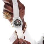 Michael Blakey Instagram - Timepiece Thursday ! Here’s another spectacular release from @skeletonconceptofficial The “2 Chainz Concept” It’s a Skeletonized Limited Edition of just 50 pieces in collaboration with famous rapper @2chainz Powered by the original Rolex Daytona 4130 movement and fitted with a white individually numbered ceramic case, a white titanium bezel and delivered with both a black velcro strap and a white rubber strap. For more information and pricing go to @skeletonconceptofficial and while you’re there, give them a follow. ~~~~~~~~~~ In it to win it ! ~~~~~~~~~~ #producermichael #inittowinit #rolex #watch #watches #limitededition #custom #modified #skeletonconcept #2chainz #timepiece #wristgame Beverly Hills, California