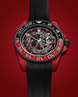 Michael Blakey Instagram - Timepiece Thursday !
Check out this amazing Limited Edition Dennis Rodman Concept watch from @skeletonconceptofficial 
There are only 50 pieces of these Red Carbon GMT Master II watches with its unique Coke bezel.
There’s a link in my story that’ll give you all the information…
Let me know in the comments what you think?
~~~~~~~~~~
In it to win it !
~~~~~~~~~~

#producermichael #inittowinit #skeletonconcept #rolex #custom #limitededition #dennisrodman #watch #watches #timepiece #gmt #carbon