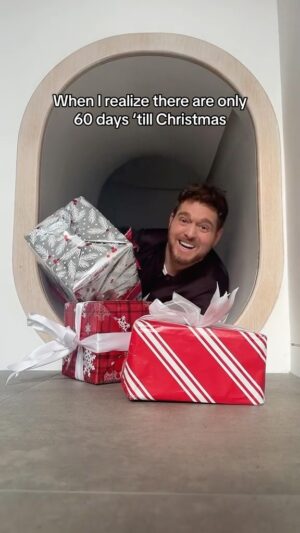 Michael Bublé Instagram - Slidin into Christmas like 👍🏻… (Real talk, I actually hurt myself while filming this cinematic masterpiece).
#christmasiscoming #nevertooearly
#mostwonderfultimeoftheyear