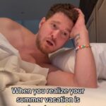 Michael Bublé Instagram - 8 days, 4 hours, and 34 seconds until I go back to work…not that I’m counting. #summertimesadness #endofsummer #crybabyineedsomealonetime