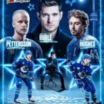 Michael Bublé Instagram - Petey joins Team Hugh-blé! 💫 #NHLAllStar Toronto, Ontario