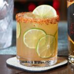 Michael Bublé Instagram - Easy Now, tequila. Whiskey has entered the chat. This #NationalMargaritaDay let’s shake up traditions with a spicy F&T margarita crafted by world-renowned mixologist @flafranconi. Does breaking the rules always taste this good? F&T SPICY MARGARITA 1 oz. (30ml) Fraser & Thompson Whiskey 3/4 oz. (22.5ml) Reposado-style 100% de Agave Tequila 3/4 oz. (22.5ml) Grand Marnier 3/4 oz. (22.5ml) Fresh-squeezed Lime Juice 3/4 oz (22.5ml) Hagave Agave Nectar Shake all ingredients with ice. Strain over ice in a previously rimmed rocks glass with tajin salt spice. Garnish: Tajin salt spice and lime wheel.