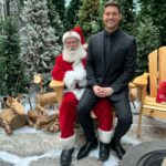 Michael Bublé Instagram - I pushed dozens of kids out of the way to get to this man. There were lots of tears but thankfully I stopped crying long enough to get this pic. #iloveyousanta