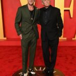 Michael Douglas Instagram - Great time with my son @cameronmorrelldouglas at @VanityFair Oscar Party last night! #VFOscars 📸: @gettyimages Hollywood, California