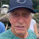 Michael Douglas Instagram - This is called a good catch in 🇮🇳! Over 800 years, they lift this up and down almost 300 times a day when there is a high tide! Wow!! Fort Kochi Beach