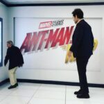 Michael Douglas Instagram - Ant-Man! Nah you look pretty big to me #PaulRudd. Great job and happy happy birthday! Look forward to seeing you soon pal! 🐜 🐜 🐜 (Volume 🆙)