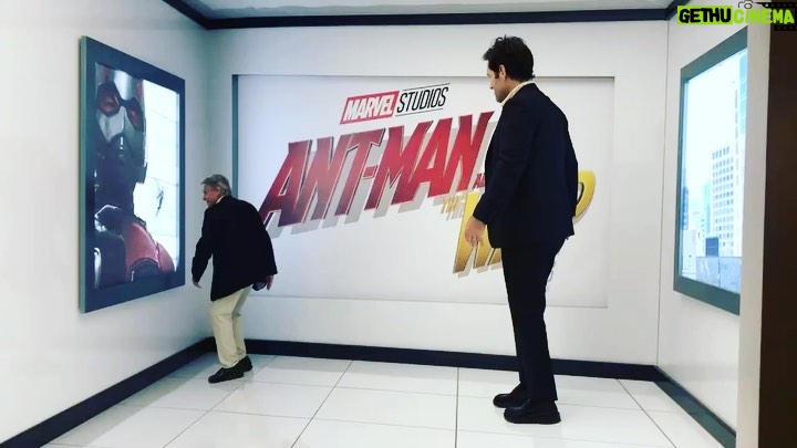 Michael Douglas Instagram - Ant-Man! Nah you look pretty big to me #PaulRudd. Great job and happy happy birthday! Look forward to seeing you soon pal! 🐜 🐜 🐜 (Volume 🆙)
