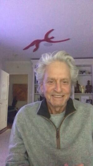 Michael Douglas Instagram - How is everybody doing out there? Back to work for me! I will be starring as Benjamin Franklin in a new @appletvplus Limited Series! I look just like him don’t I? Have a little work to do, but I am getting ready!  Wishing you all a great weekend and hang in there! MD