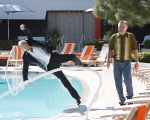 Michael Douglas Instagram - Take a guess how many takes it took to nail this scene with my costar #RobertDeNiro in #LastVegas? 😆 🎥