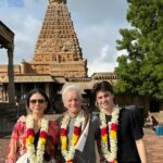 Michael Douglas Instagram - Sightseeing 🇮🇳 with the best @catherinezetajones @dylan__douglas #India Thanjavur