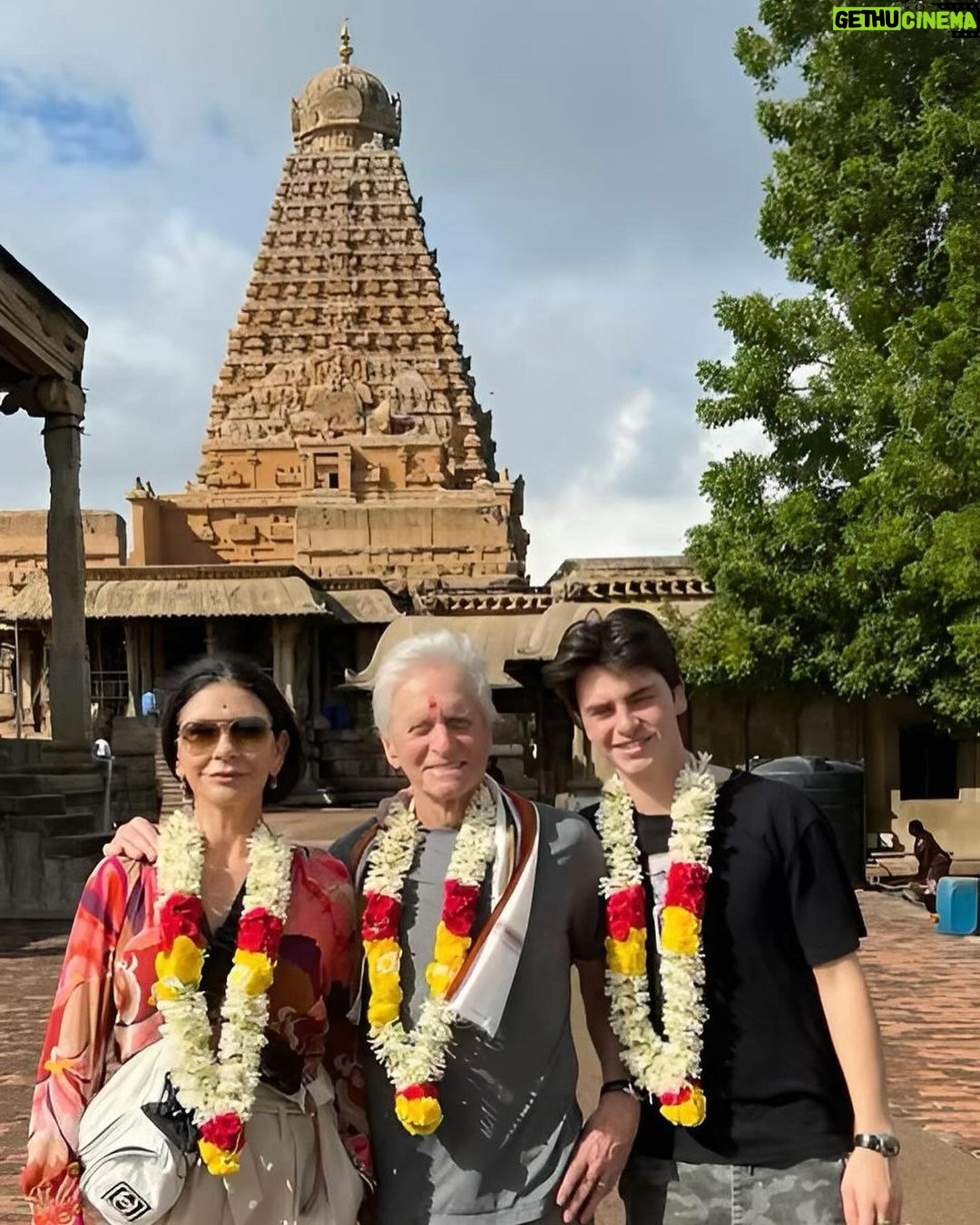 Michael Douglas - 79.2K Likes - Sightseeing 🇮🇳 with the best @catherinezetajones @dylan__douglas #India