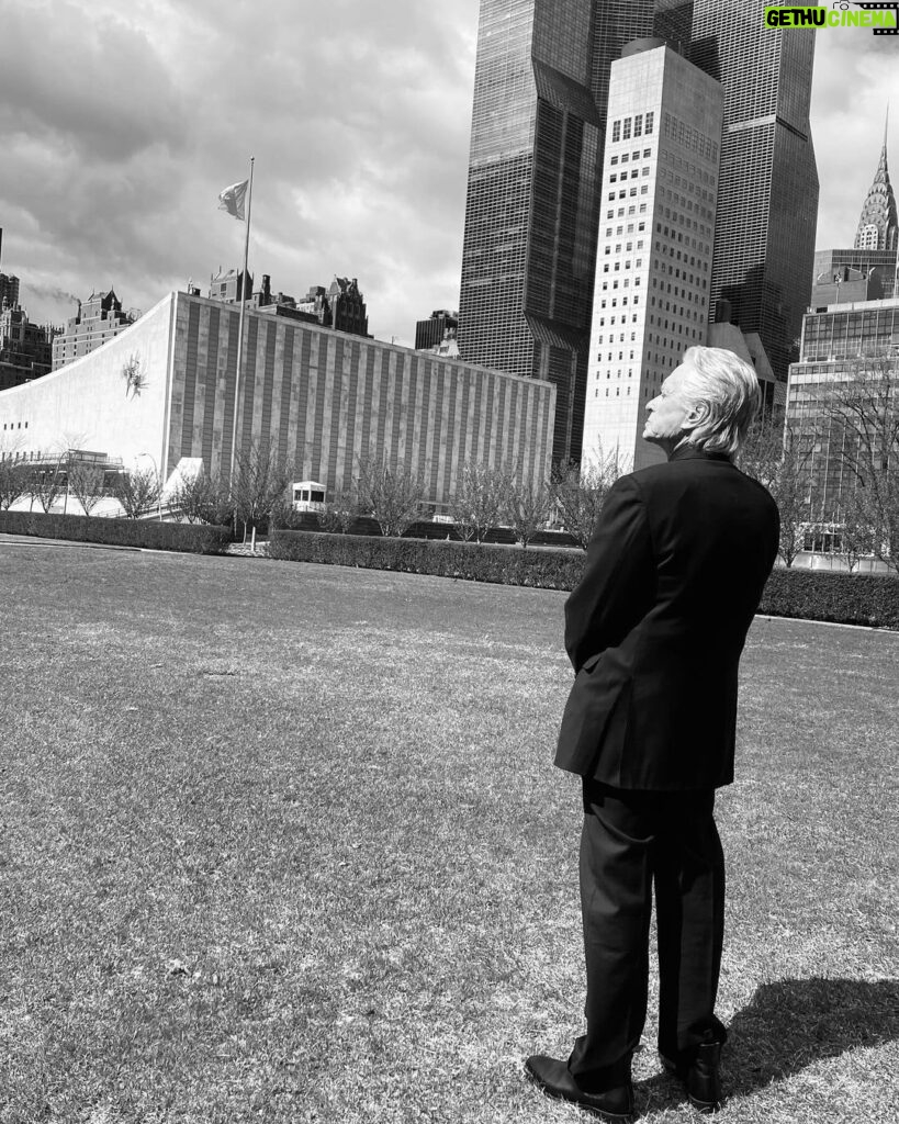 Michael Douglas Instagram - I agree with @unitednations Secretary-General @antonioguterres message! “On this United Nations Day, let us commit with hope and determination to build the better world of our aspirations. Let us commit to a future that lives up to the name of our indispensable organization. We are a divided world. We can and must be united nations.” @unitednations @unpeacekeeping #UNDay United Nations Headquarters