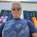 Michael Douglas Instagram - World Cup Fever! split sides
