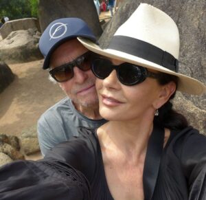 Michael Douglas Instagram - Happy Valentine’s Day to my darling Catherine! Love you always and forever @catherinezetajones ❤️ #ValentinesDay