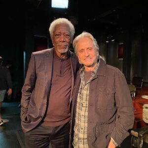 Michael Douglas Instagram - Happy birthday to my good friend @morganfreeman! I had such an incredible time working with Morgan on the final season of The Kominsky Method. Have a great one Morgan! MD