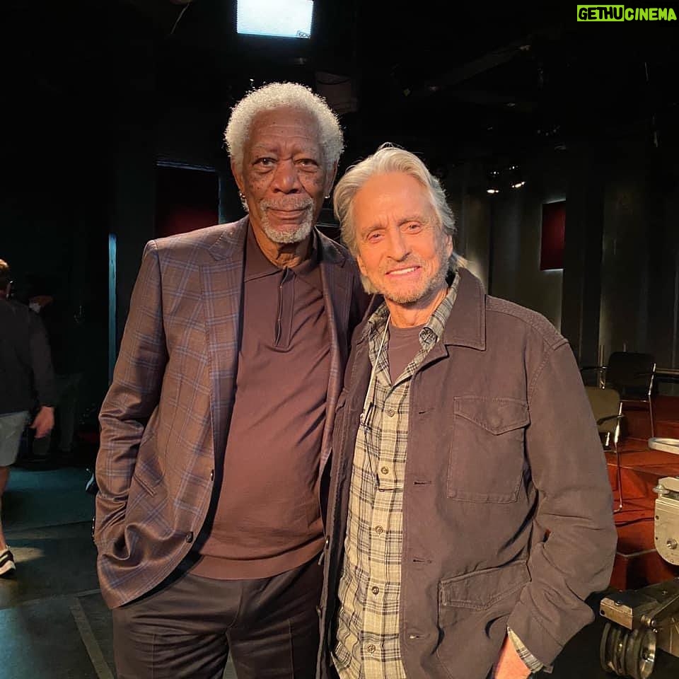 Michael Douglas Instagram - Happy birthday to my good friend @morganfreeman! I had such an incredible time working with Morgan on the final season of The Kominsky Method. Have a great one Morgan! MD